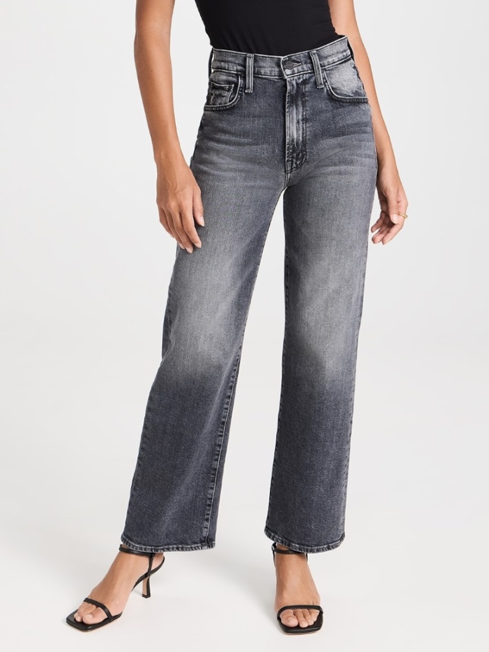 MOTHER SUPERIOR The Rambler Zip Flood Jeans – Outta Sight – Size 24